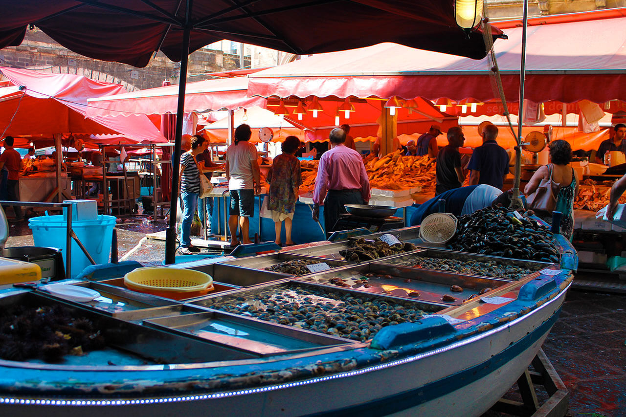 Pescheria di Catania - Mercato del pesce storico